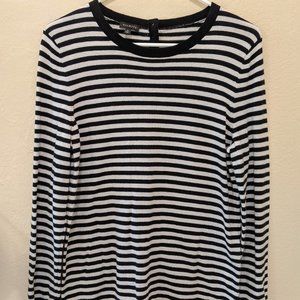 Talbots black & white sweater